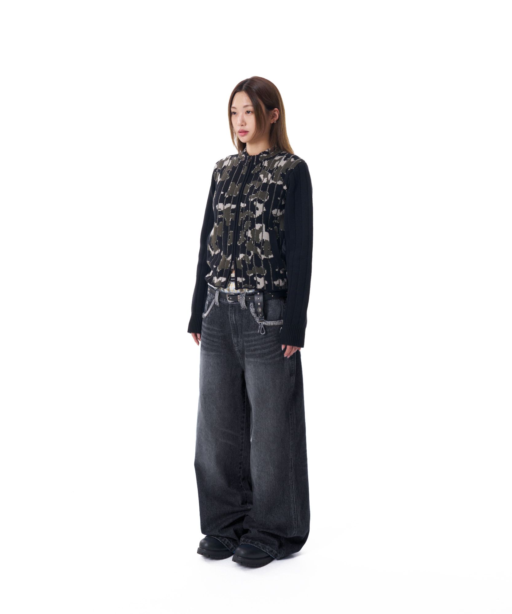 AAKAM Denim Pants (Black) 最終値下げ