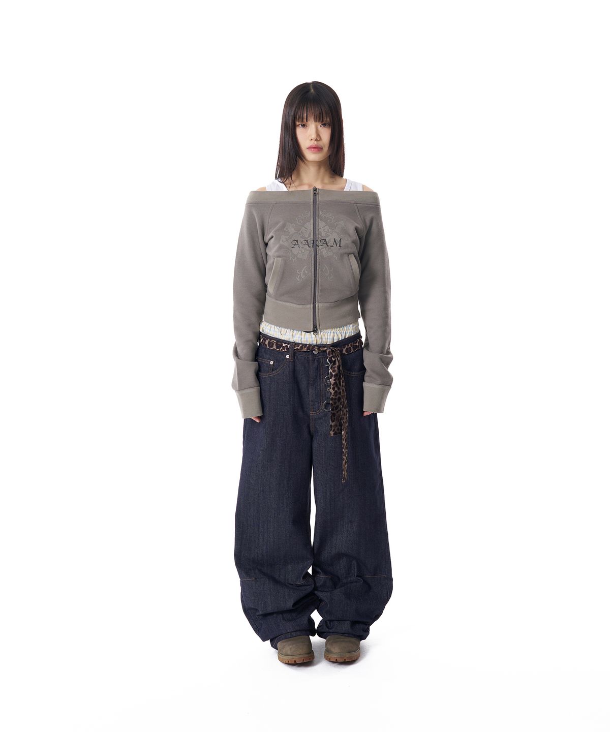 아캄(AAKAM) Check Boxer (Yellow)