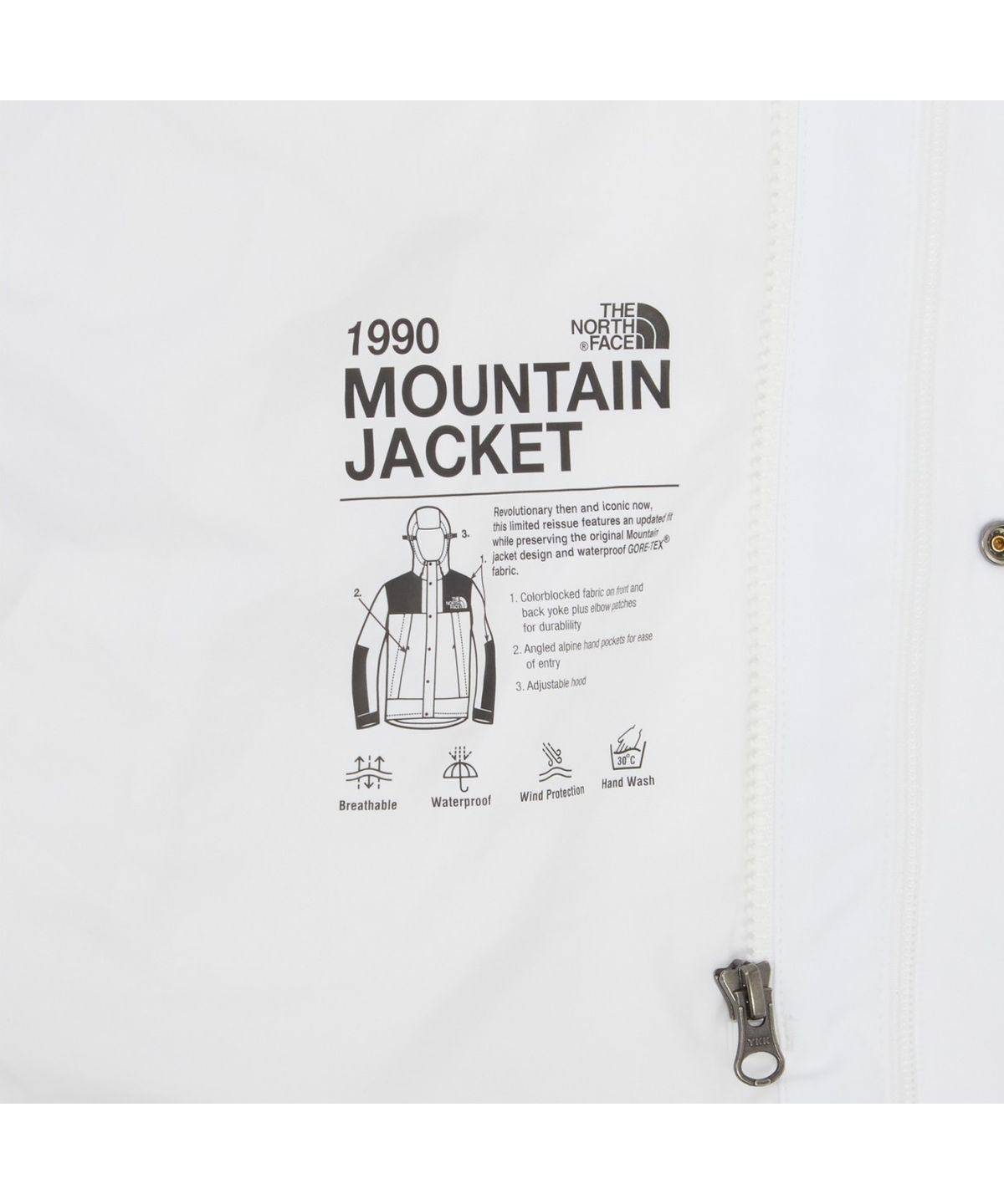 노스페이스(THE NORTH FACE) NJ2GR02C 남성 고어텍스 마운틴 자켓 OFF_WHITE