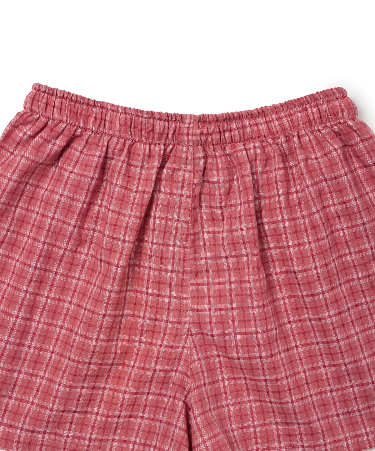 아캄(AAKAM) Check Boxer (Red)