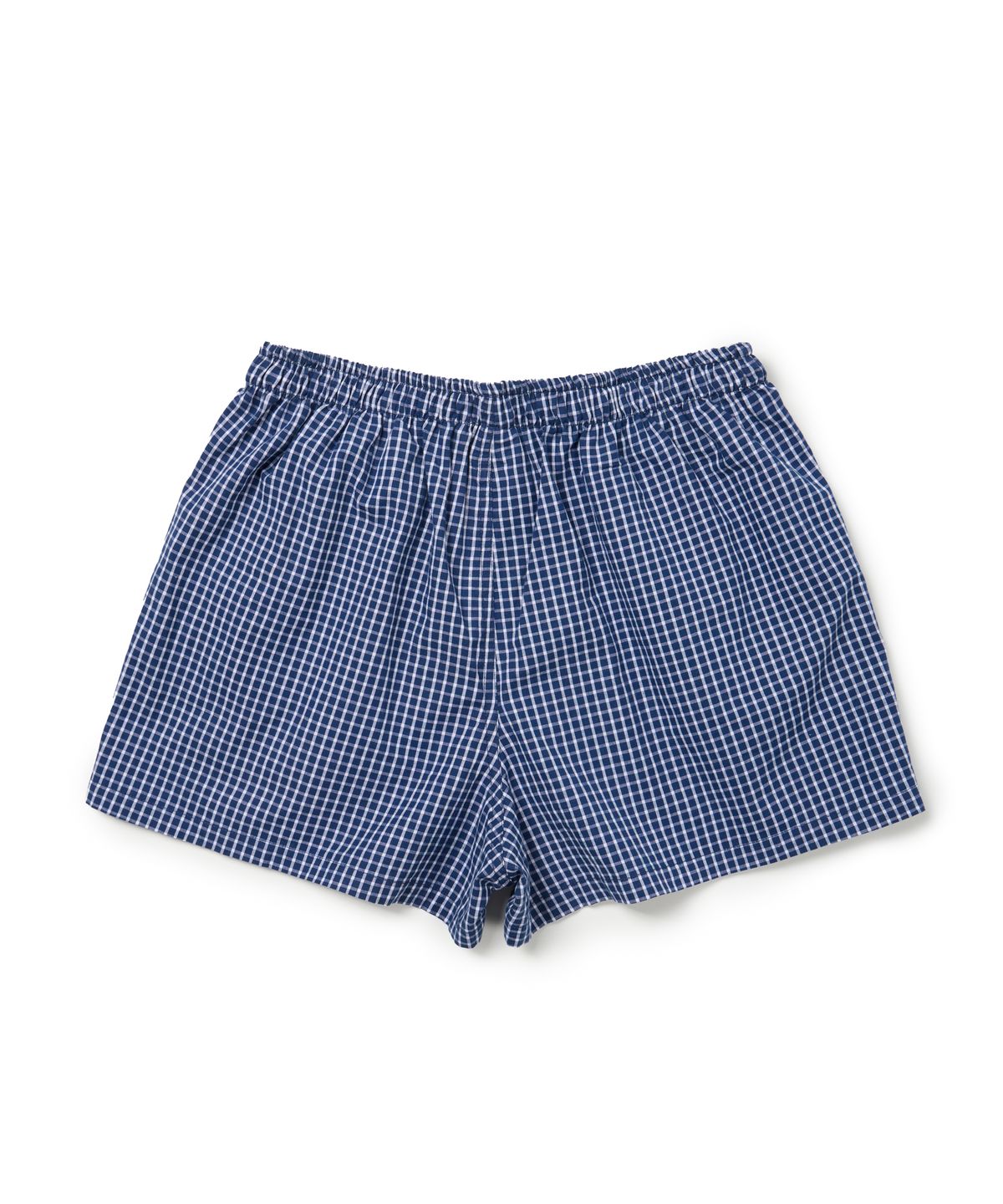 아캄(AAKAM) Check Boxer (Navy)