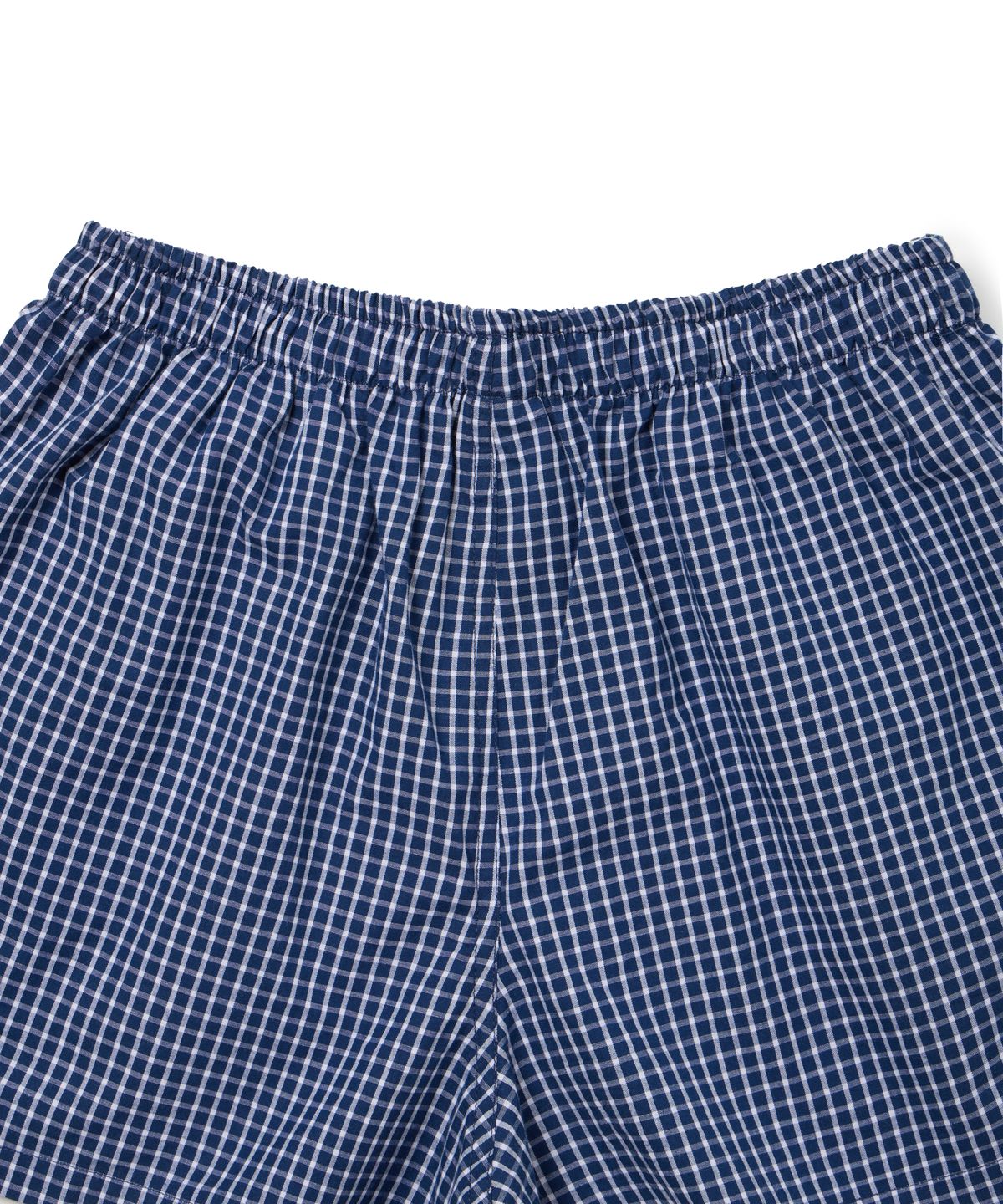 아캄(AAKAM) Check Boxer (Navy)