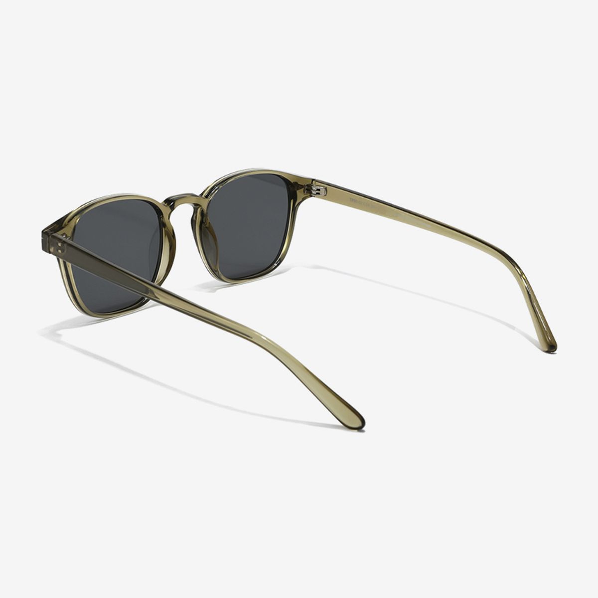 스타일워크(STYLEWORK) 뿔테 선글라스 STYLE WORK TR90-02 C4_올리브 투명 남녀공용 데일리
