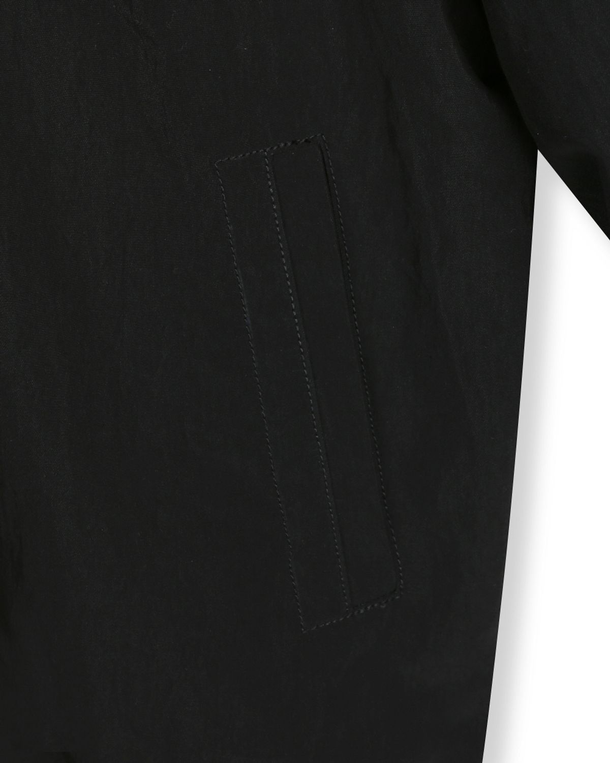 비슬로우(BESLOW) LAYERED HOODED ZIP UP JUMPER BLACK