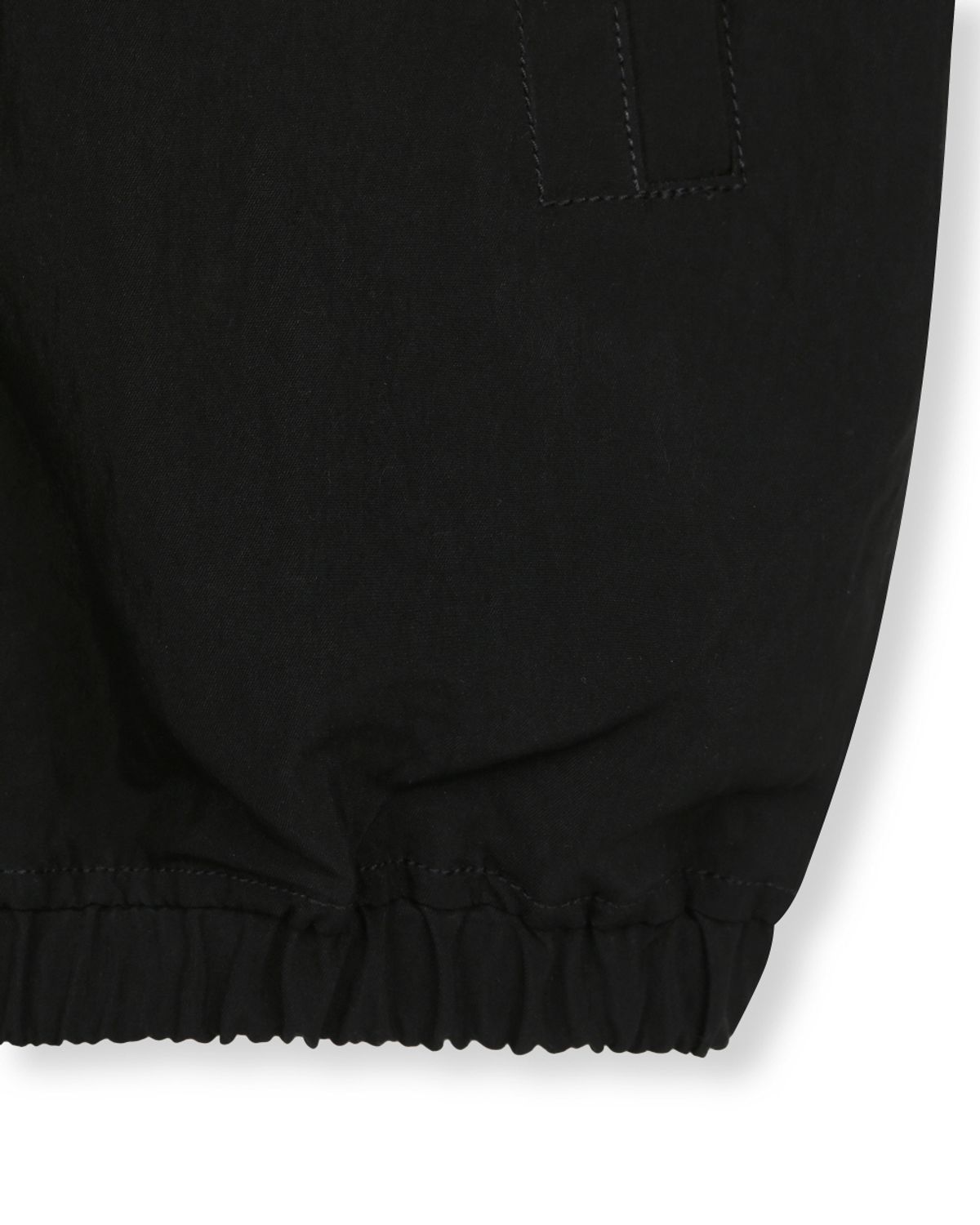 비슬로우(BESLOW) LAYERED HOODED ZIP UP JUMPER BLACK