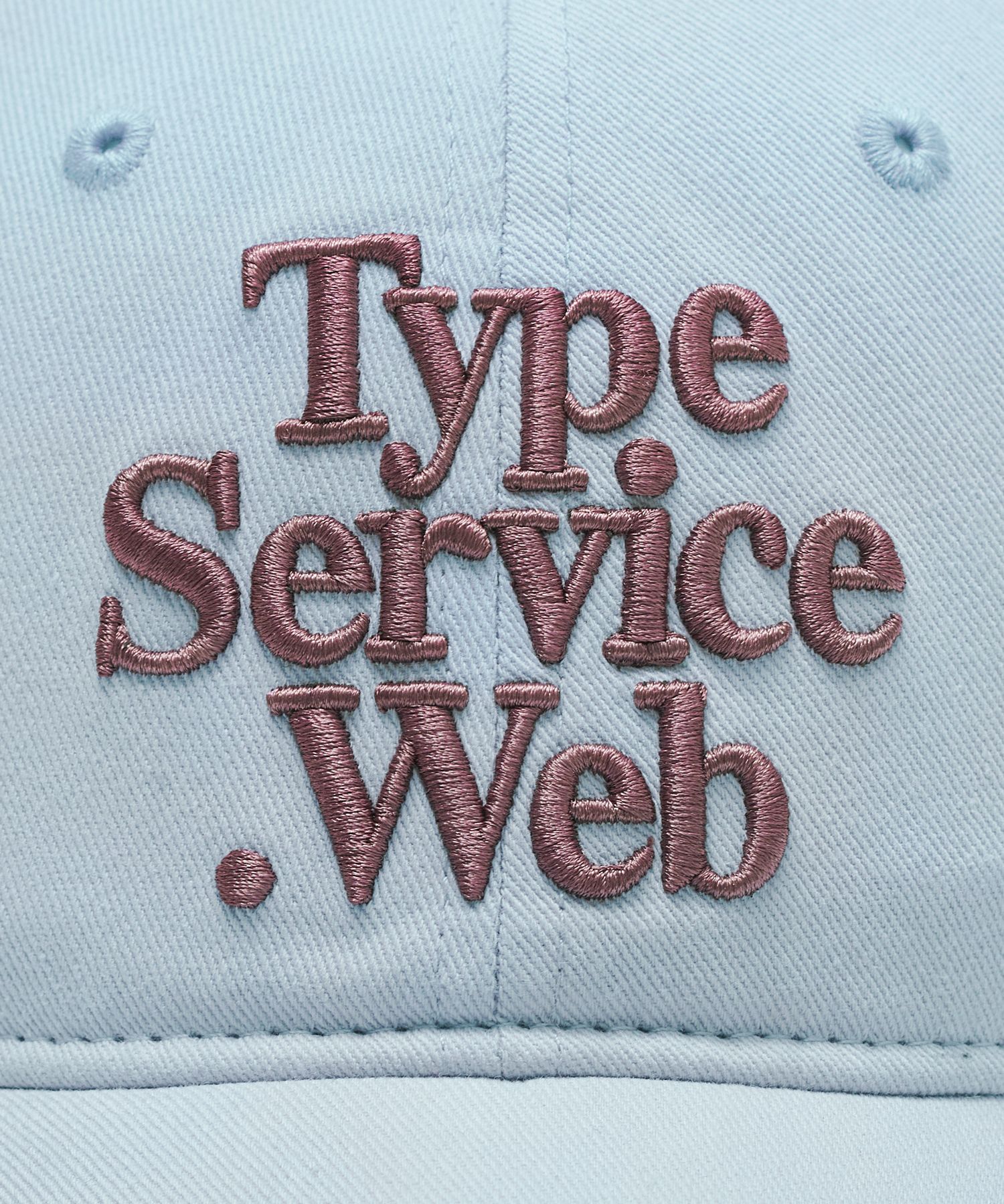 ☆typeservice☆ Typeservice Web Cap  Blue MUSINSA | TYPESERVICE Typeservice Web Cap [Pastel Blue]
