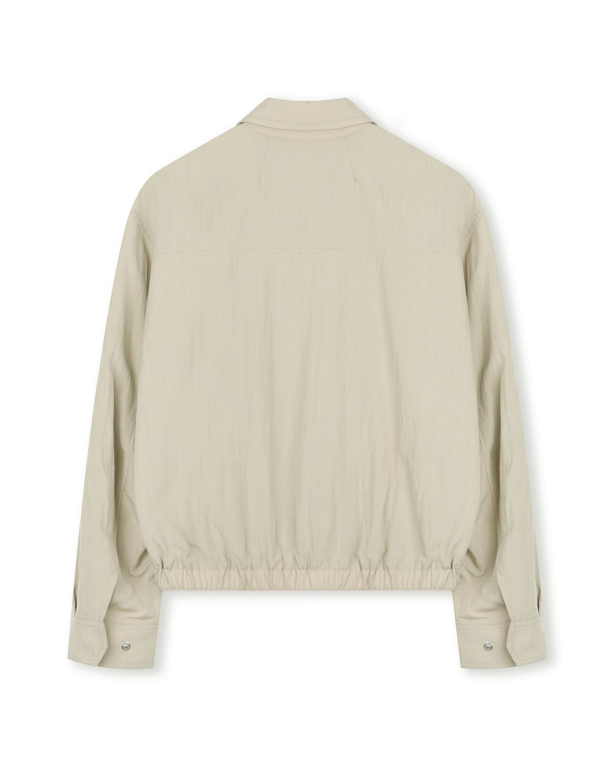 비슬로우(BESLOW) CRINKLE DRIZZLER JACKET ECRU