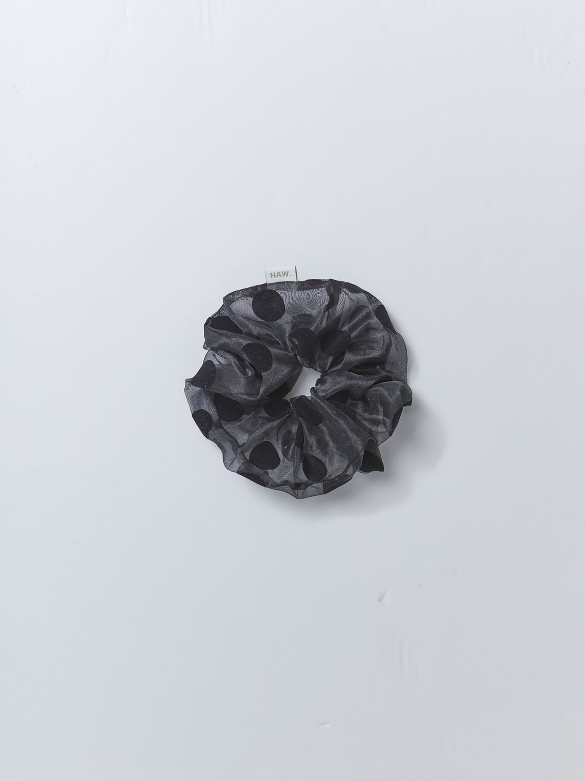 해브어웨일(HAVEAWHALE) dot scrunchie (BK)