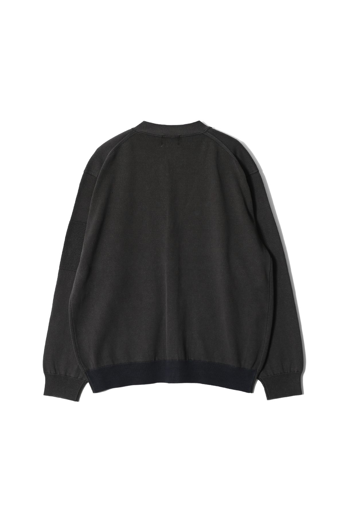 홀리선(HORLISUN) Eliot Garment Dyeing Knit Cardigan Charcoal