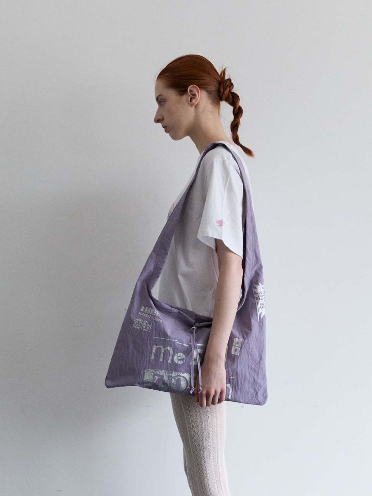 필인더블랭크(FILLINTHEBLANK) Stance Packable Multi Bag (messy)(lavender)