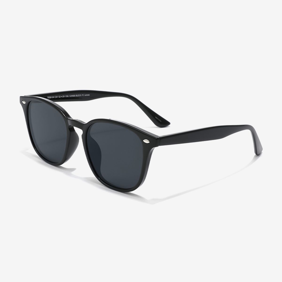 스타일워크(STYLEWORK) 뿔테 선글라스 STYLE WORK TR90-04 C1_블랙 남녀공용 데일리