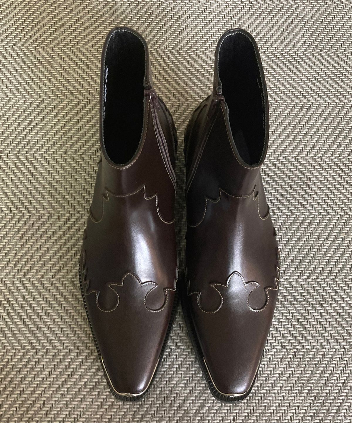 조앤슈(JOENSHOE) 카덴차 웨스턴부츠 와인브라운