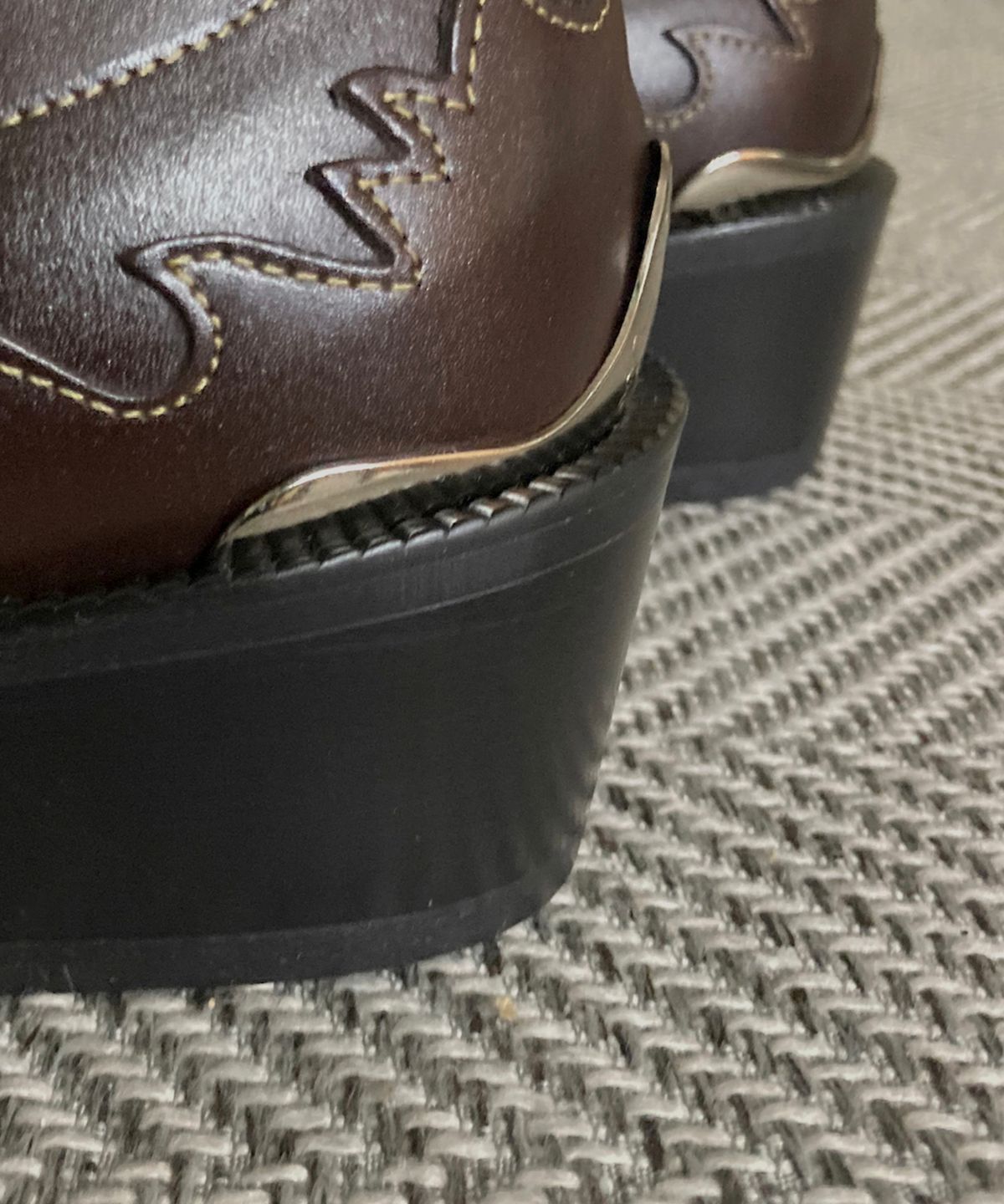 조앤슈(JOENSHOE) 카덴차 웨스턴부츠 와인브라운