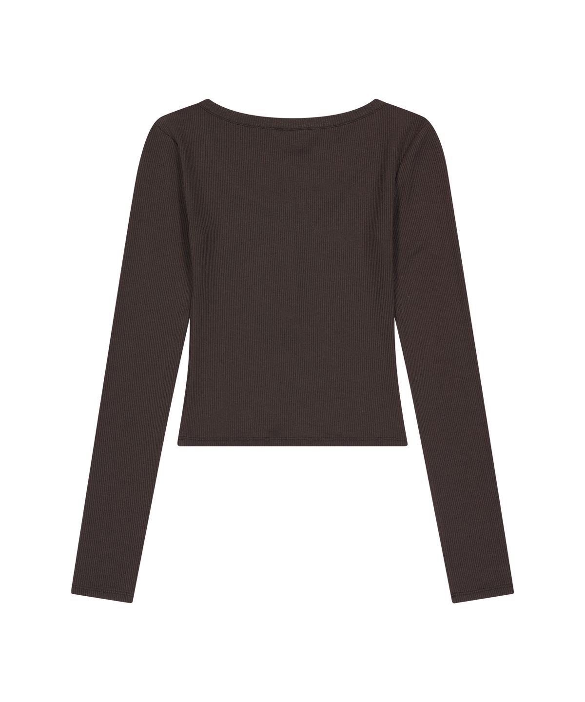 아캄(AAKAM) Studded Button Long Sleeve (Brown)
