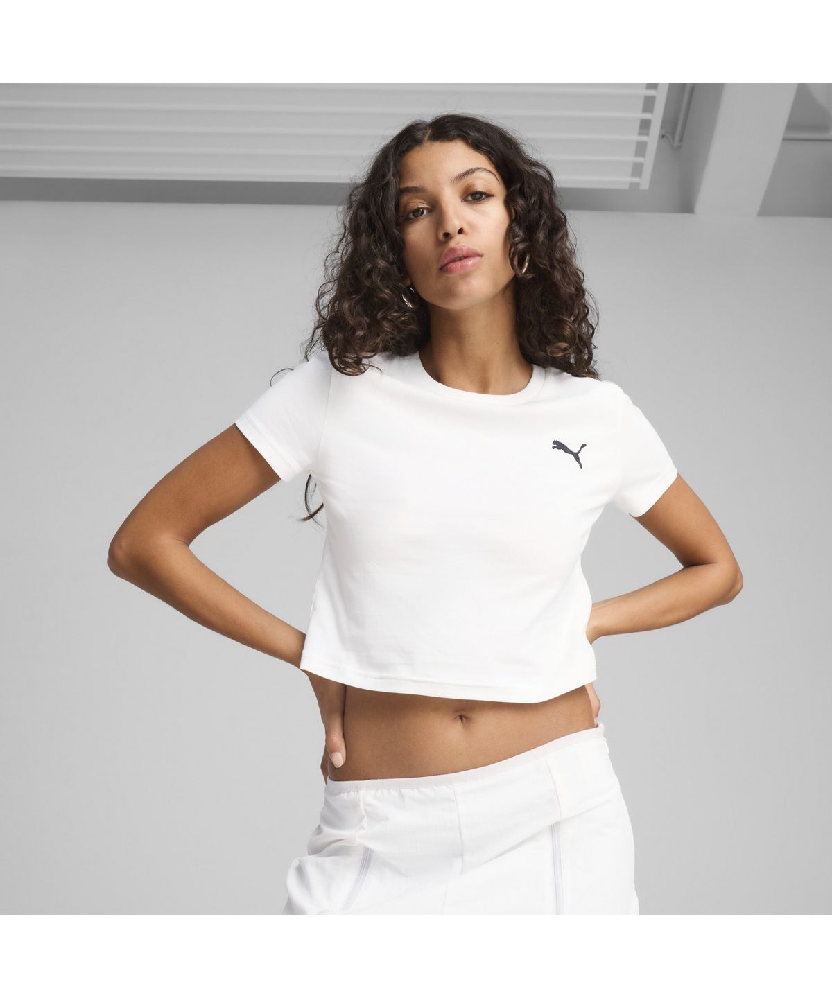 푸마(PUMA) WARDROBE ESS Baby Tee 에센셜 베이비 티 (63186502)