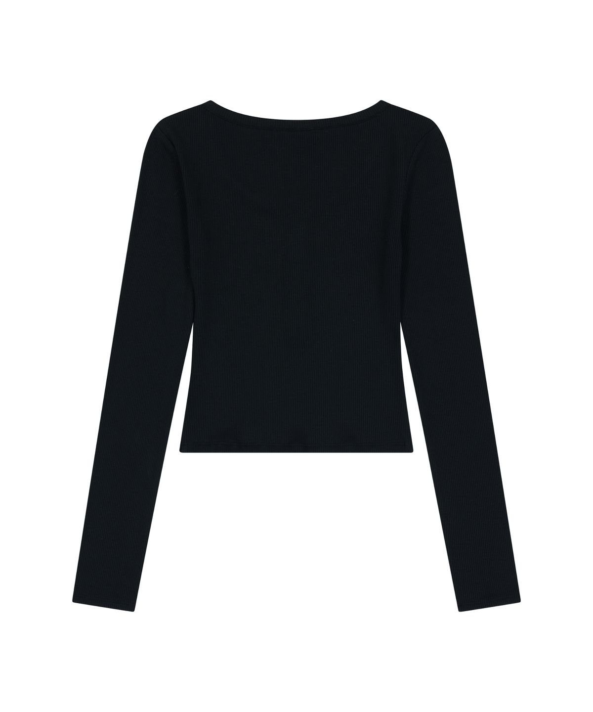 아캄(AAKAM) Studded Button Long Sleeve (Black)