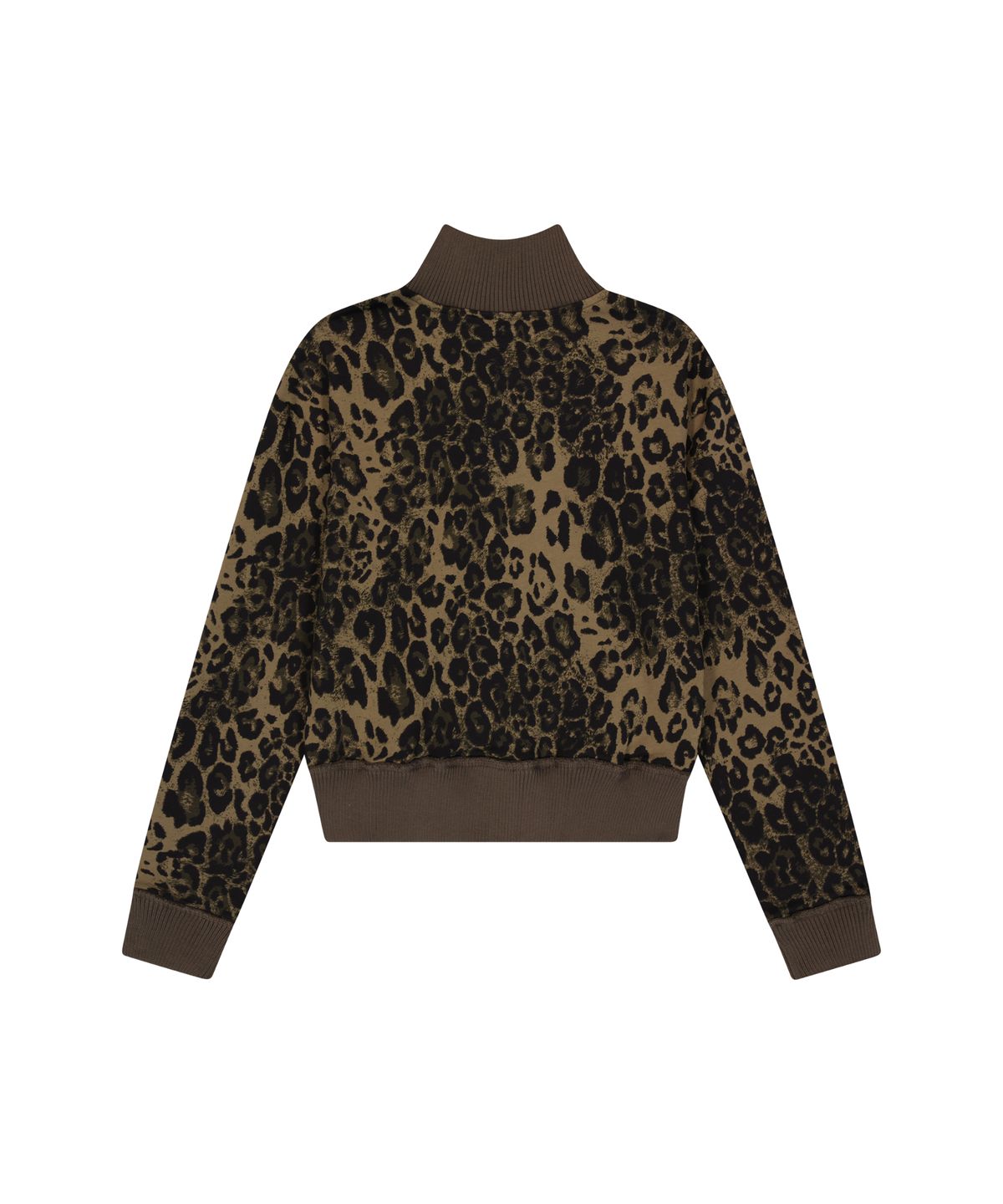 아캄(AAKAM) Leopard Logo Track Jacket (Brown)