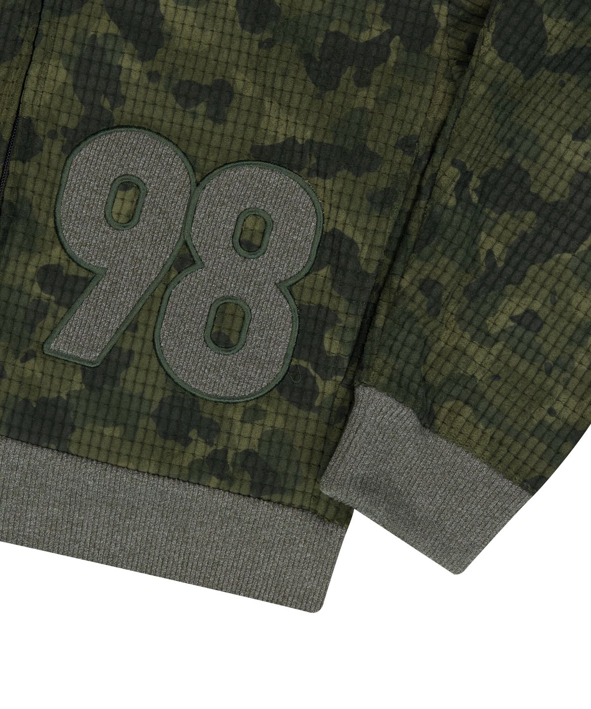 아캄(AAKAM) 98 Patch Camouflage Zip-Up Hoodie (Khaki)