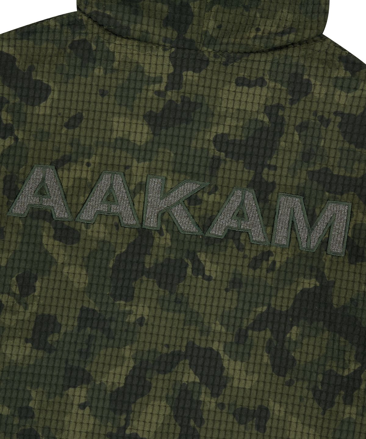 아캄(AAKAM) 98 Patch Camouflage Zip-Up Hoodie (Khaki)