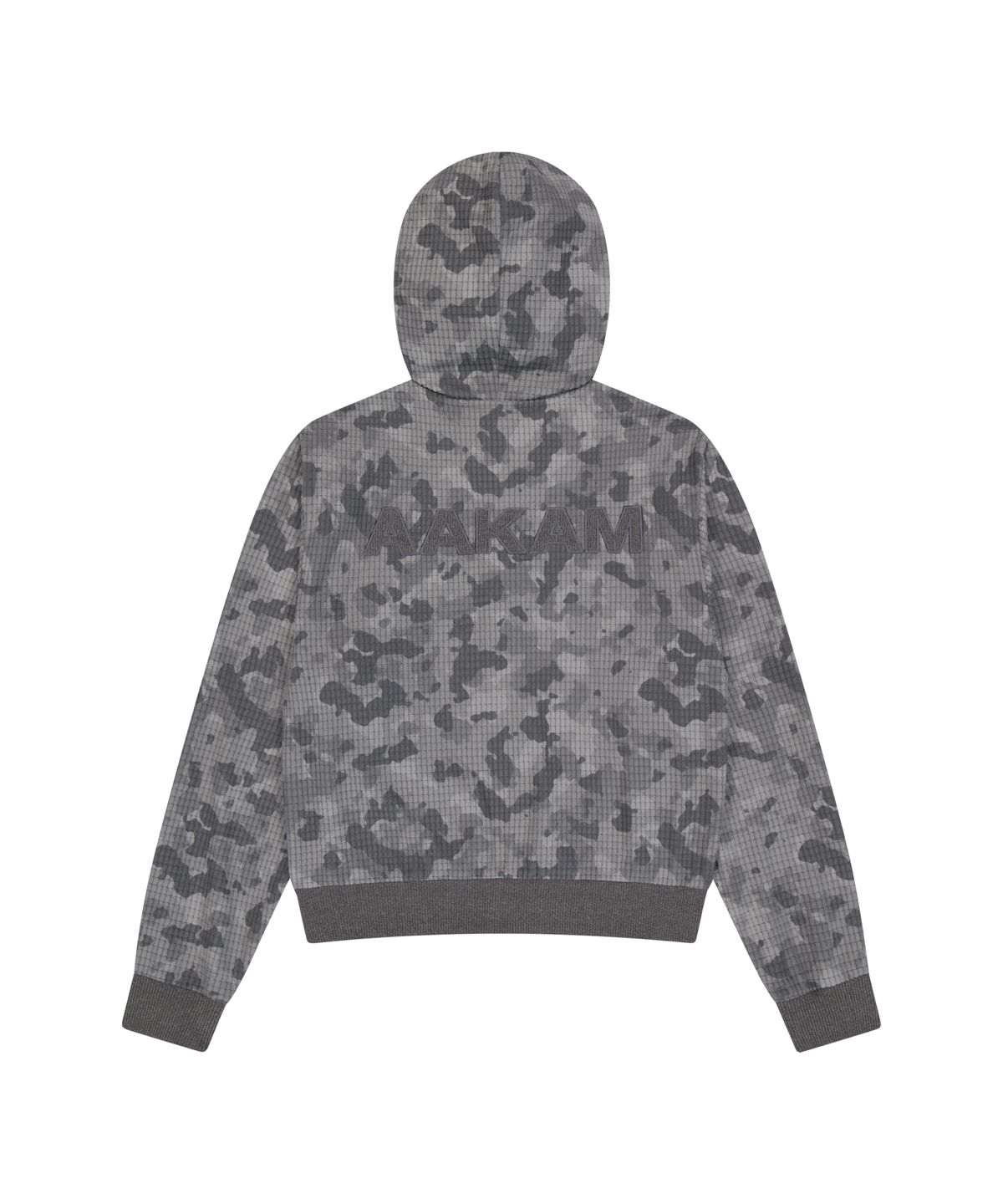 아캄(AAKAM) 98 Patch Camouflage Zip-Up Hoodie (Gray)