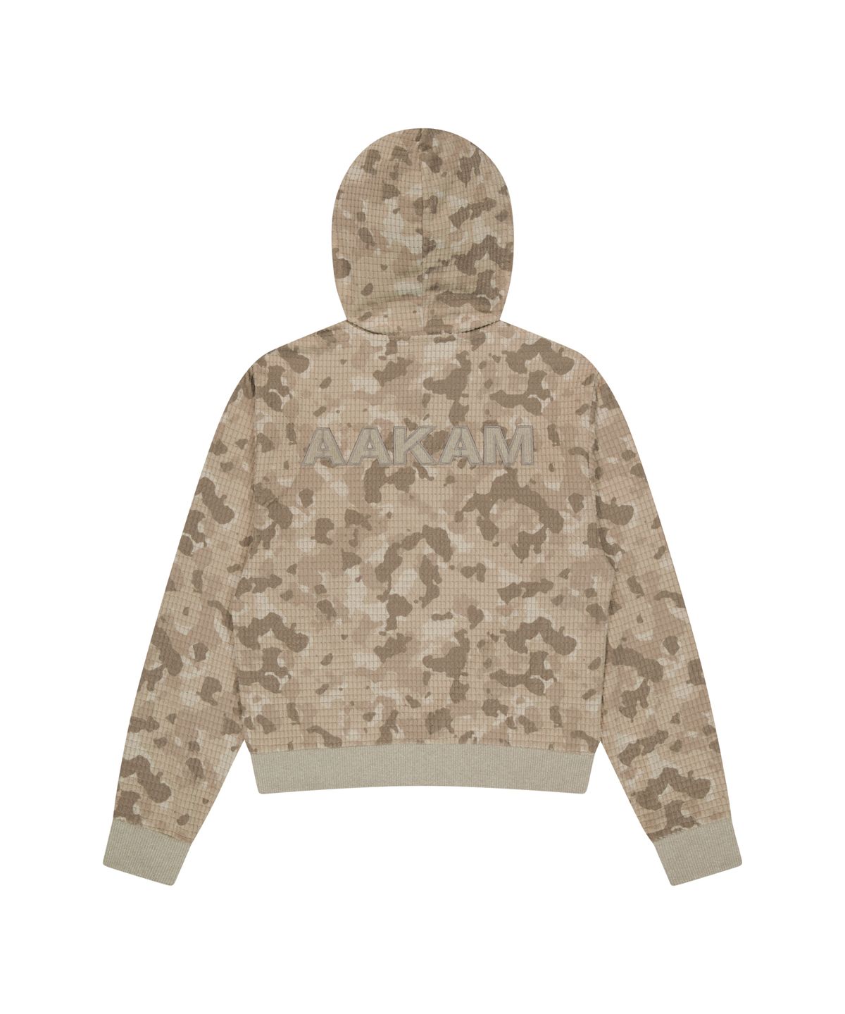 아캄(AAKAM) 98 Patch Camouflage Zip-Up Hoodie (Beige)