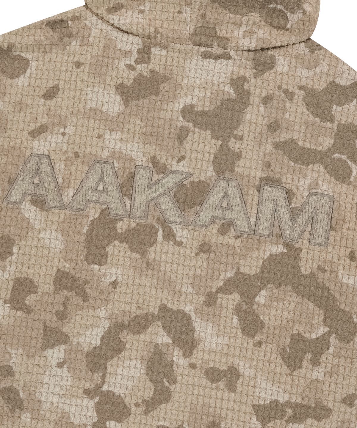 아캄(AAKAM) 98 Patch Camouflage Zip-Up Hoodie (Beige)