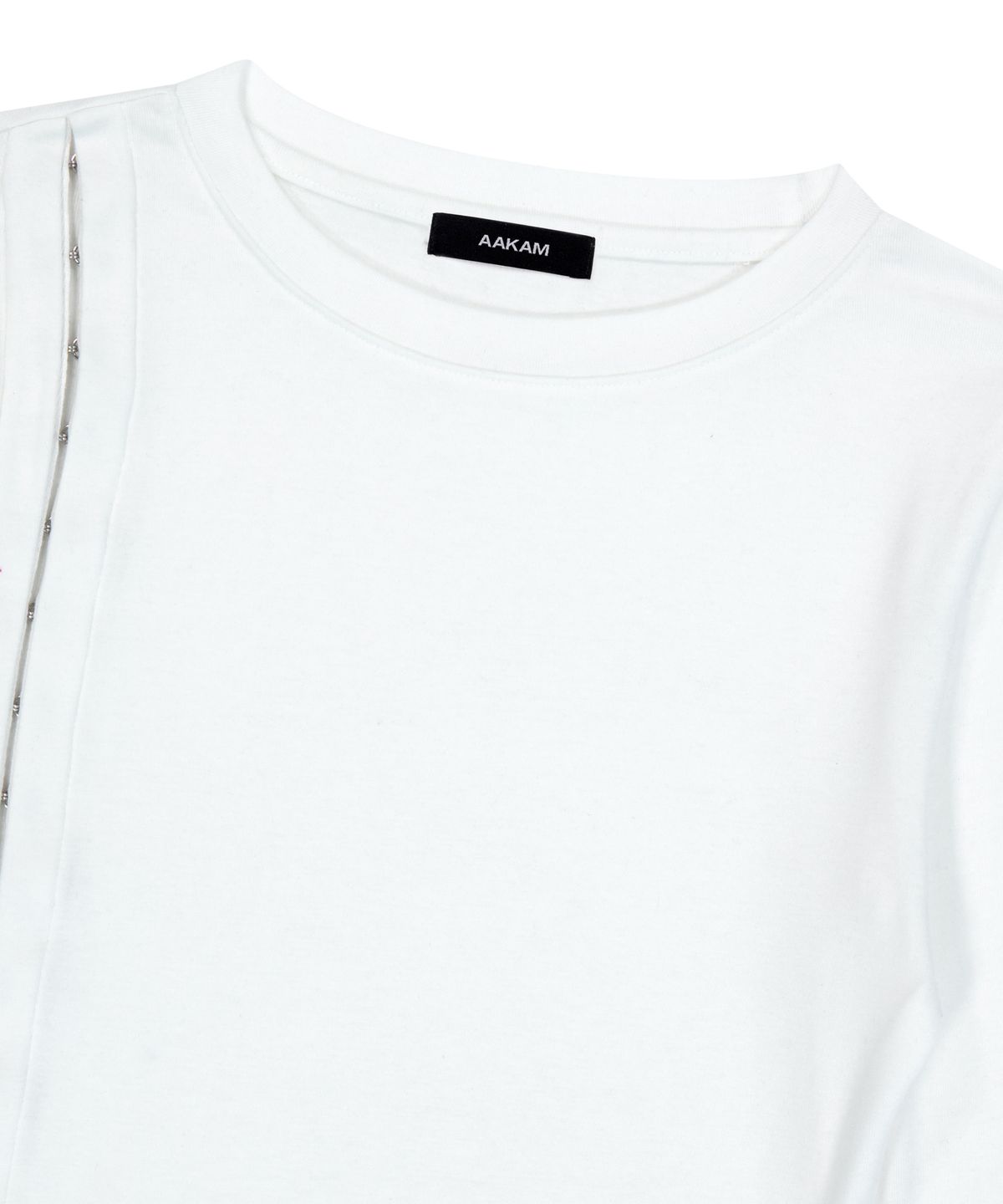 아캄(AAKAM) Side Hook Long Sleeve (White)