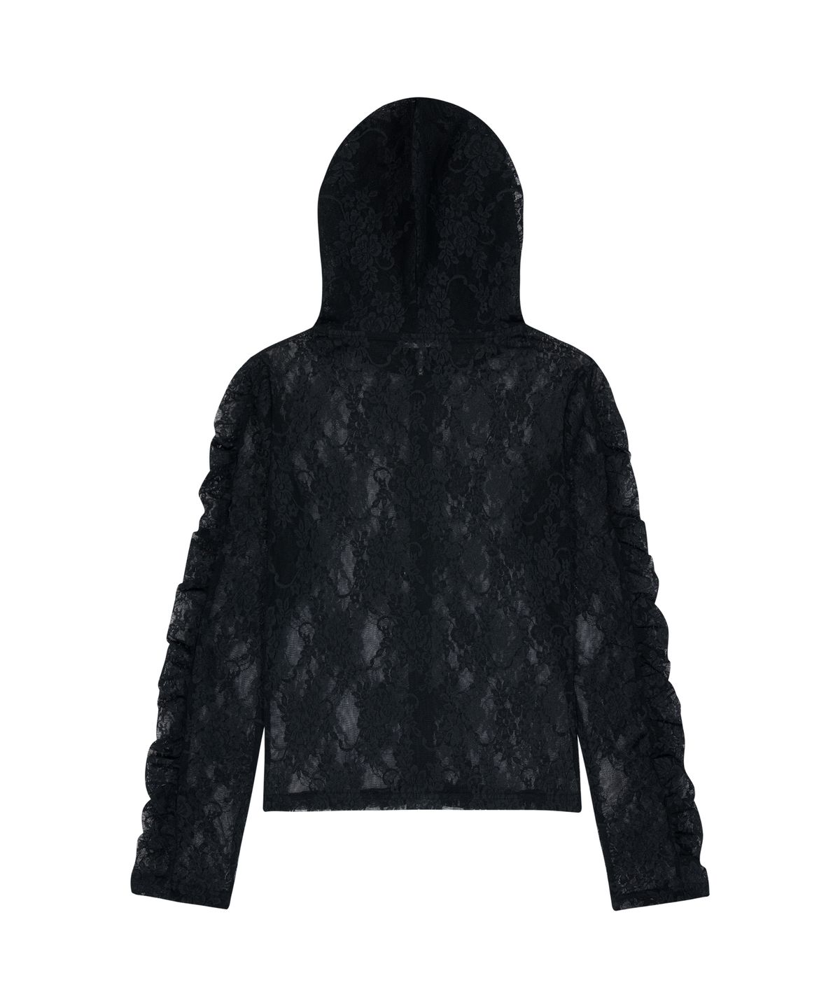 아캄(AAKAM) Laced Zip-Up Hoodie (Black)