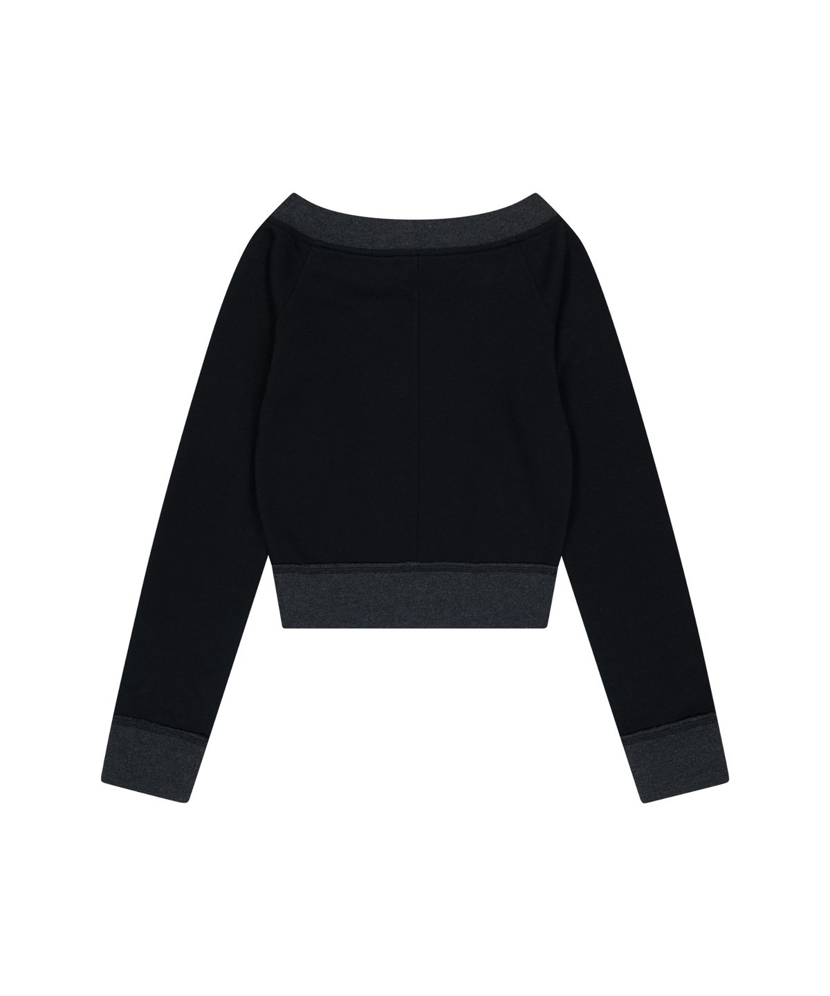 아캄(AAKAM) CROS2 Off-shoulder Zip-Up (Black)