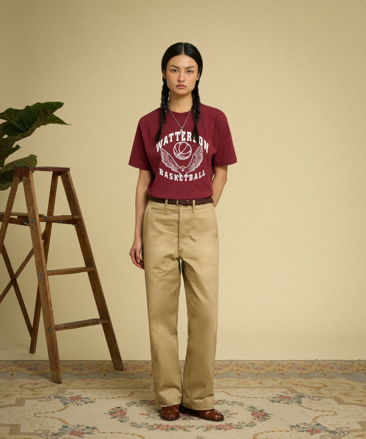 브론슨(BRONSON) Watterson Short Sleeve Tee Vintage Black