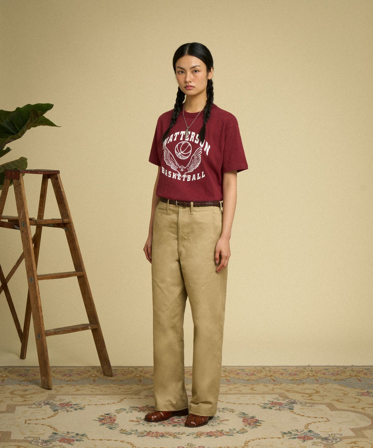 브론슨(BRONSON) Watterson Short Sleeve Tee Vintage Black