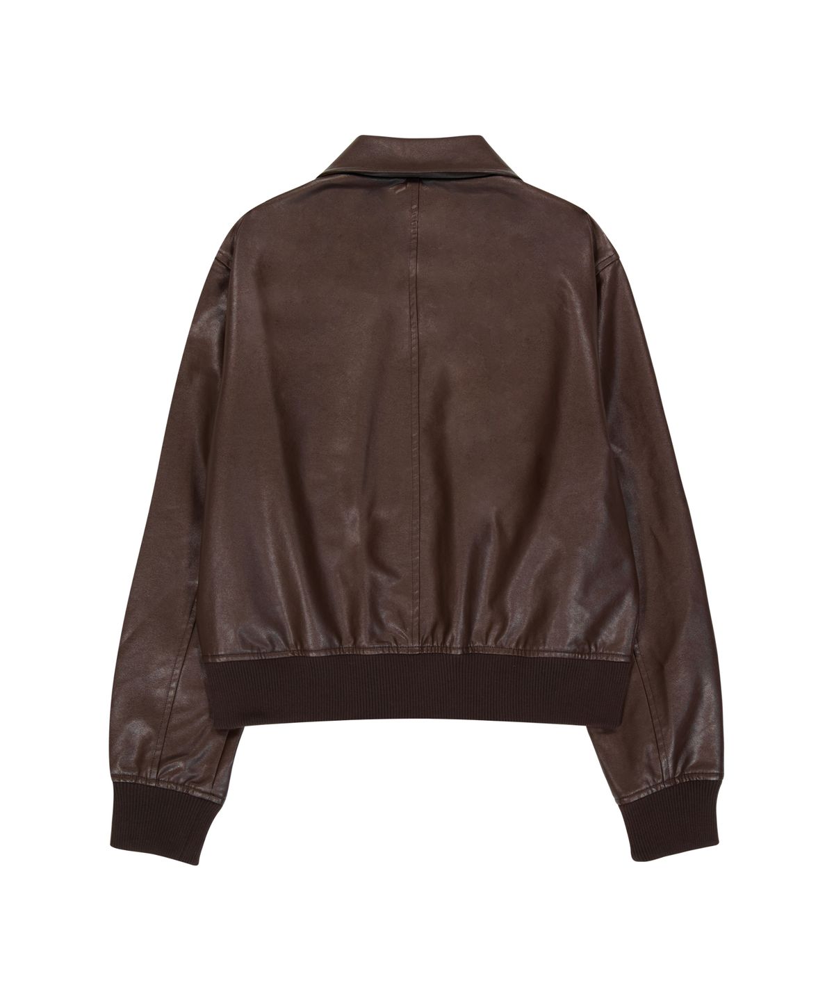 아캄(AAKAM) Western Collar Leather Jacket (Brown)