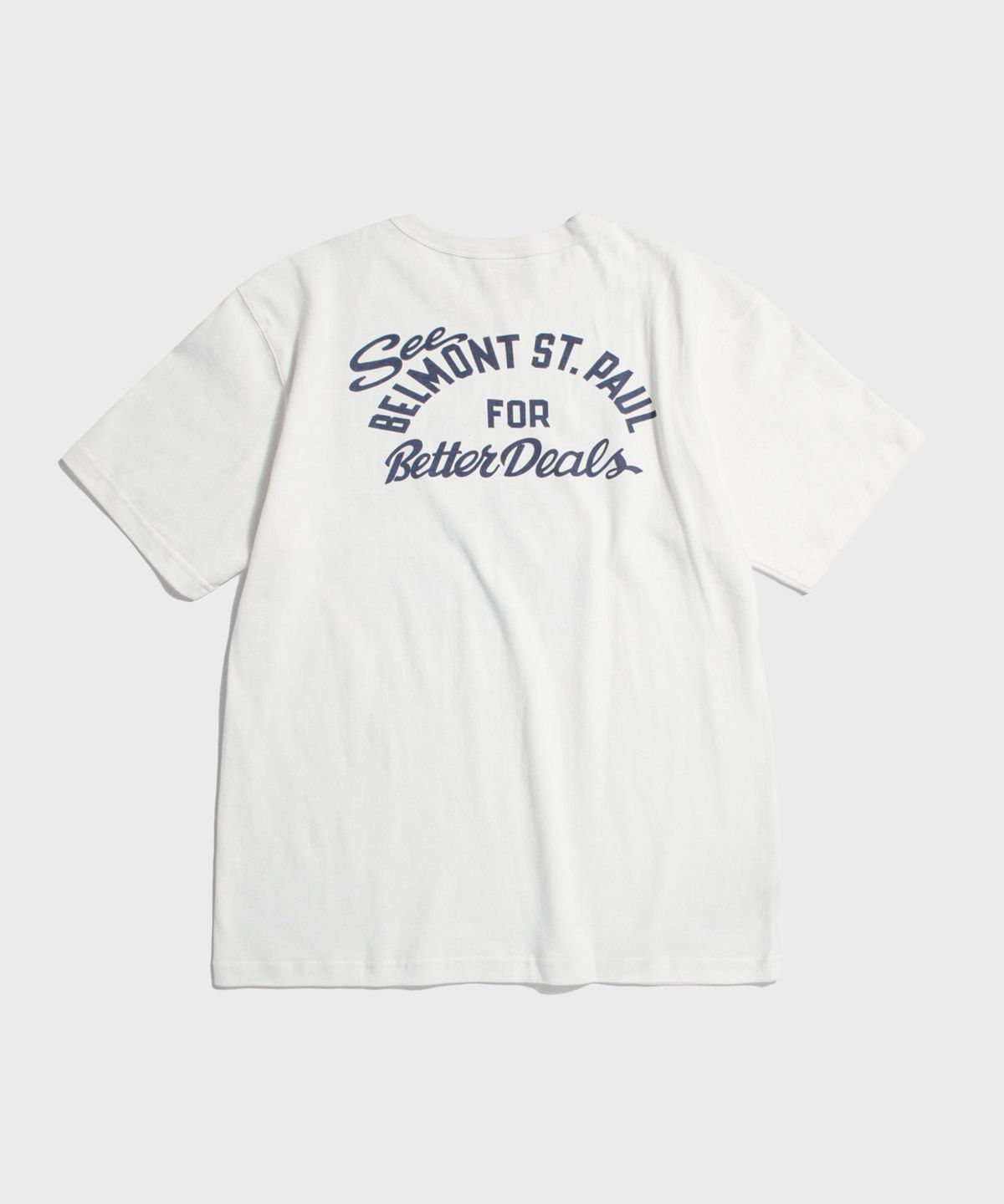 브론슨(BRONSON) Knight Motorcycle Short Sleeve Tee White