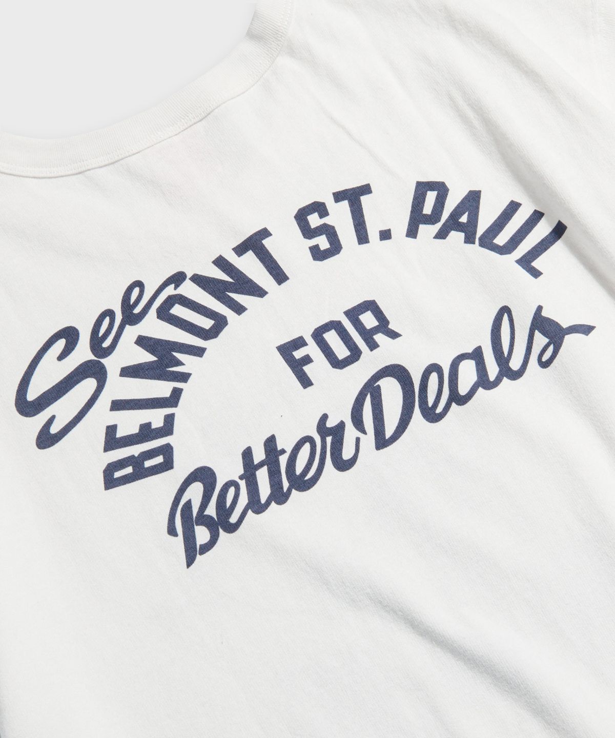 브론슨(BRONSON) Knight Motorcycle Short Sleeve Tee White