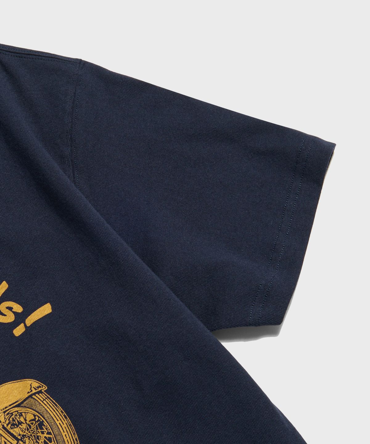 브론슨(BRONSON) Knight Motorcycle Short Sleeve Tee Navy