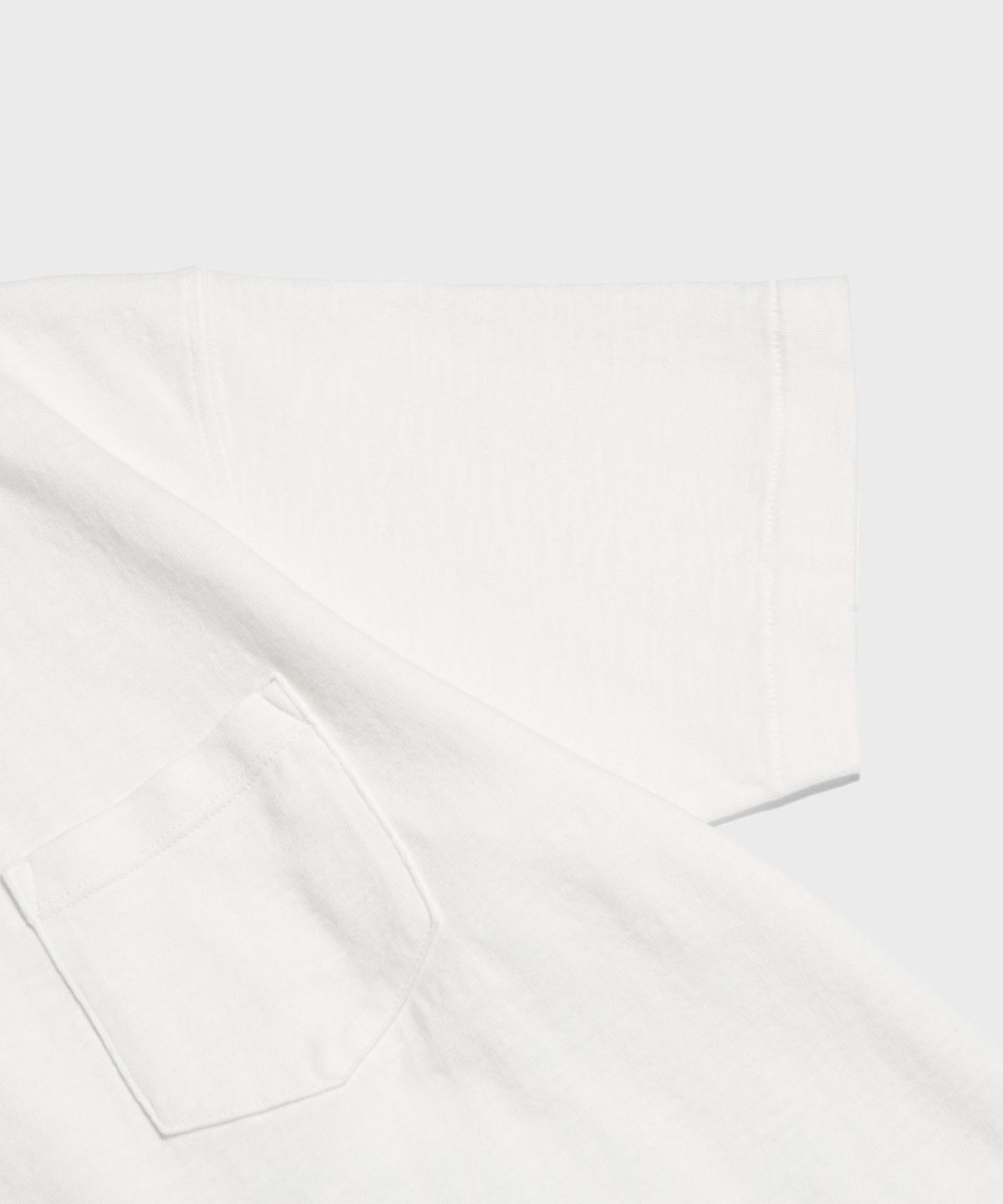 브론슨(BRONSON) Tompkins USA Cotton Single Yarn Pocket Tee White