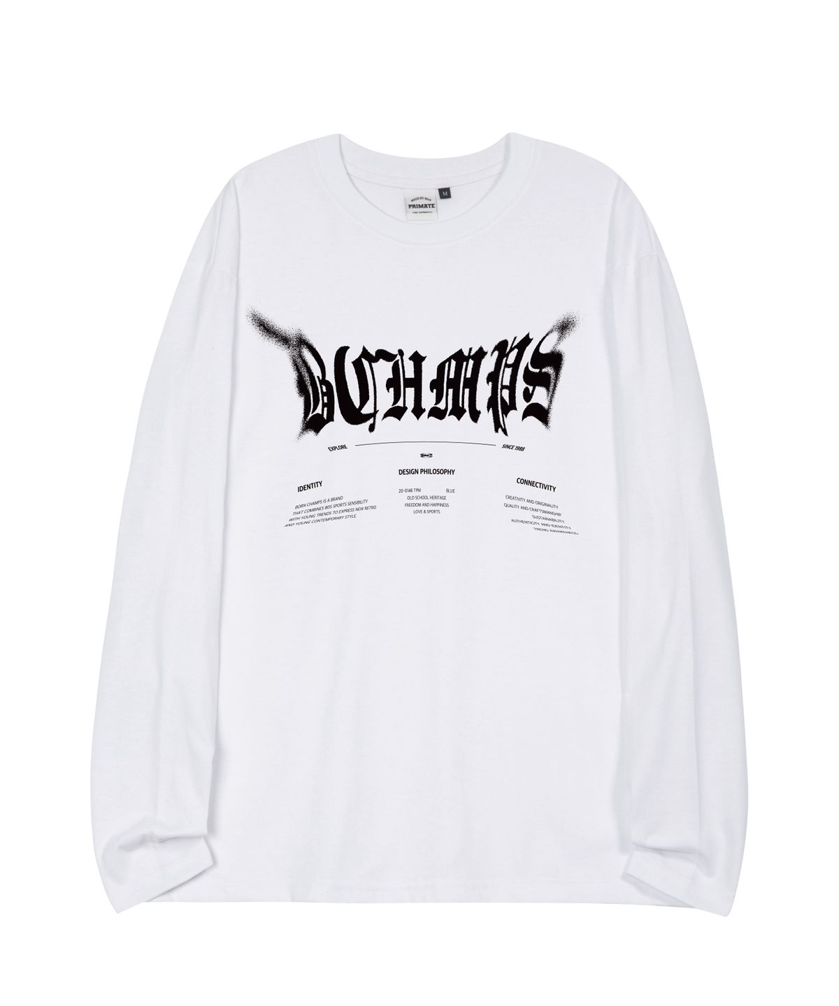 본챔스(BORN CHAMPS) [4 COLORS] DISTORTED DUST 오버핏 롱 슬리브 B25ST19