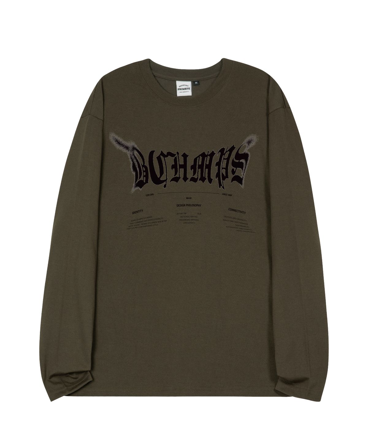 본챔스(BORN CHAMPS) [4 COLORS] DISTORTED DUST 오버핏 롱 슬리브 B25ST19