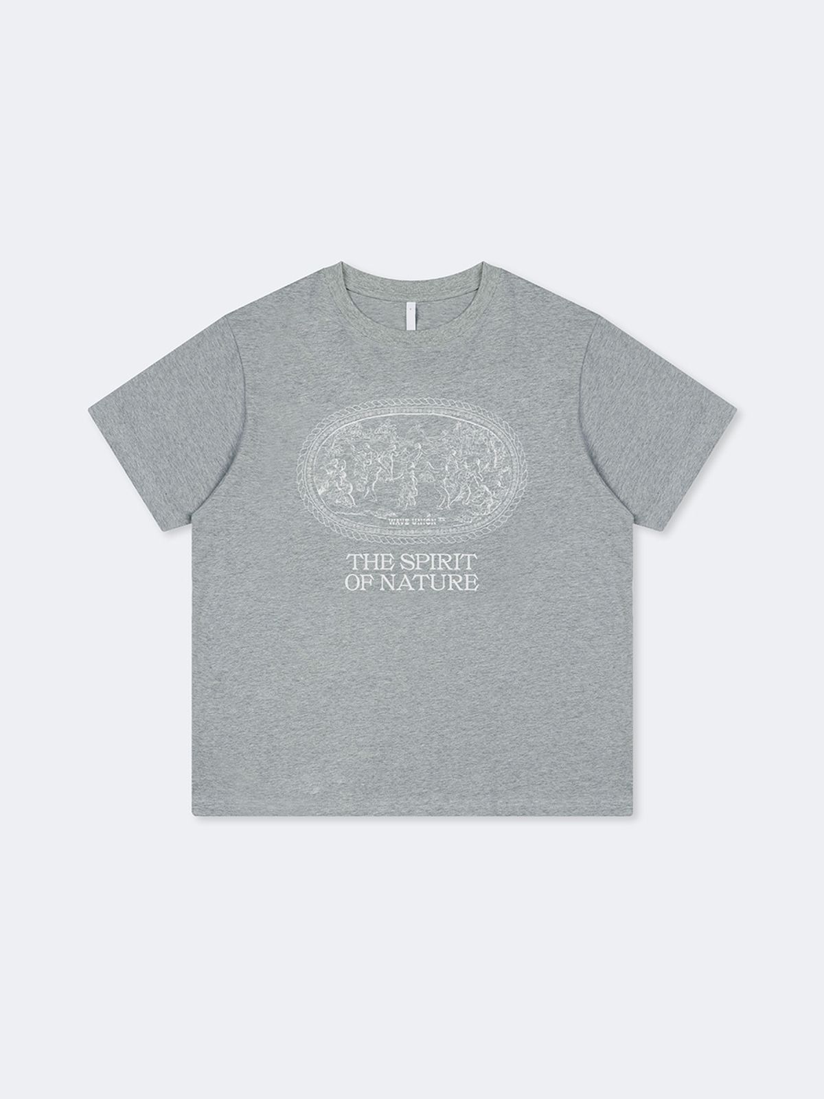 웨이브유니온(WAVE UNION) Nymphs T-shirt heather dark gray