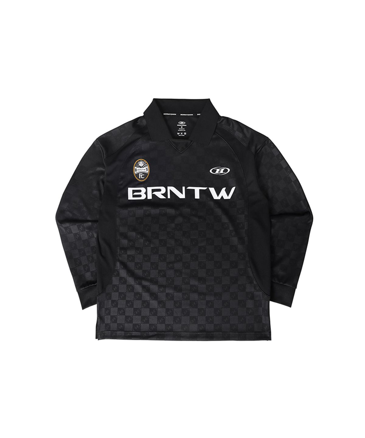 본투윈(BORN TO WIN) MONOGRAM SOCCER JERSEY [BLACK]