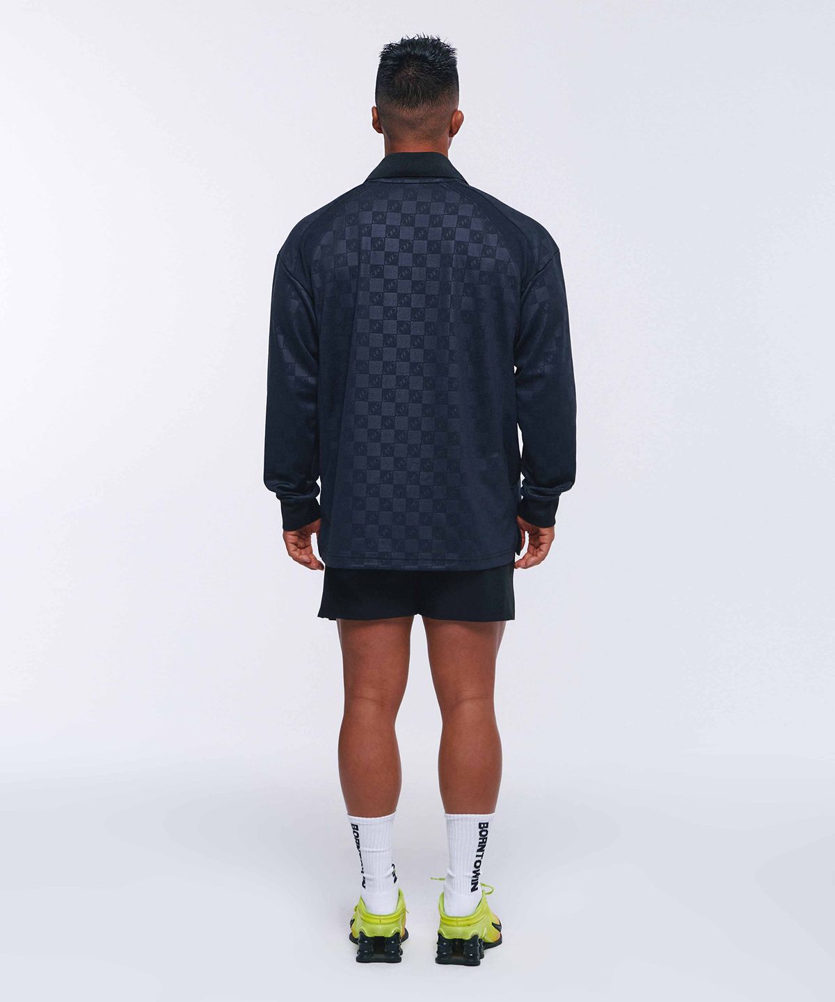 본투윈(BORN TO WIN) MONOGRAM SOCCER JERSEY [BLACK]