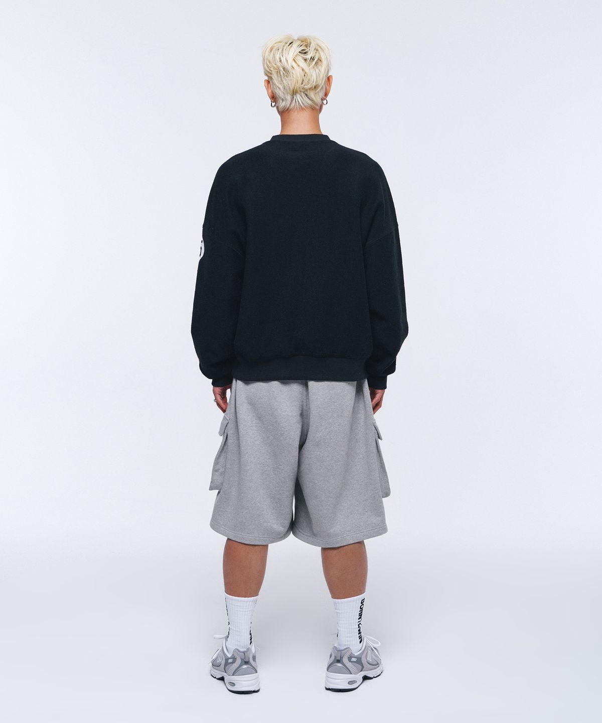 본투윈(BORN TO WIN) 85 ATH REVERSE SWEATSHIRTS [BLACK]