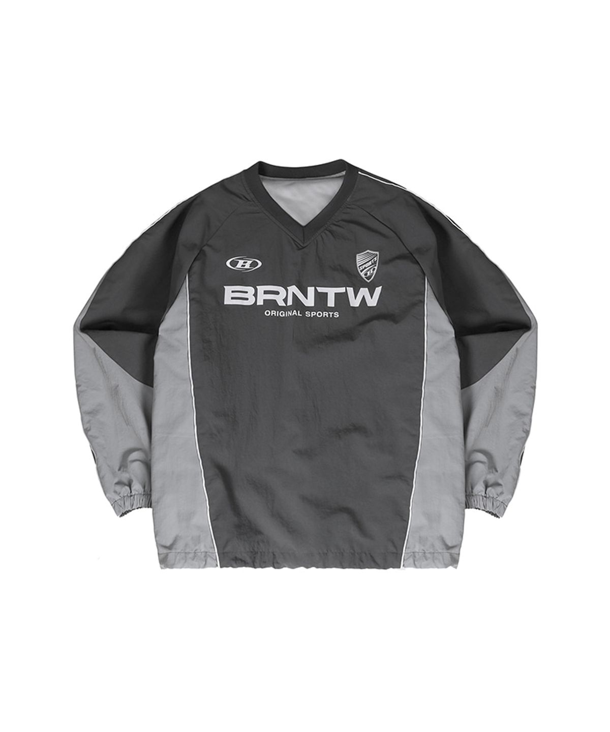 본투윈(BORN TO WIN) BRNTW VENTILATION NYLON TOP [CHARCOAL]