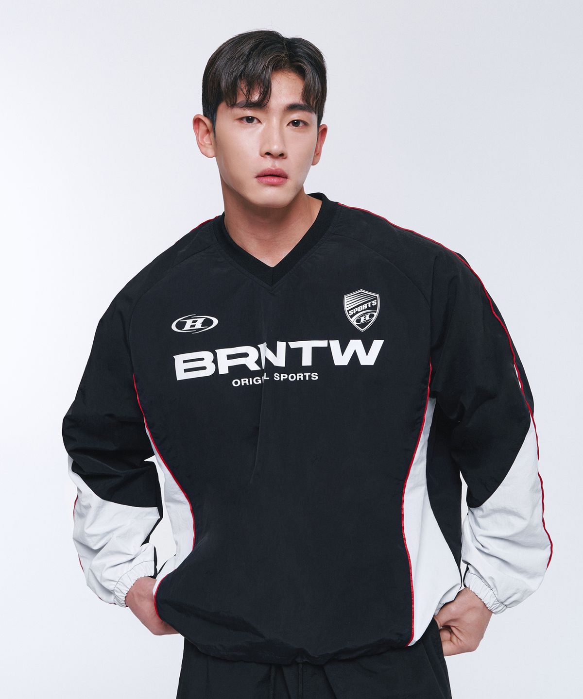 본투윈(BORN TO WIN) BRNTW VENTILATION NYLON TOP [BLACK]