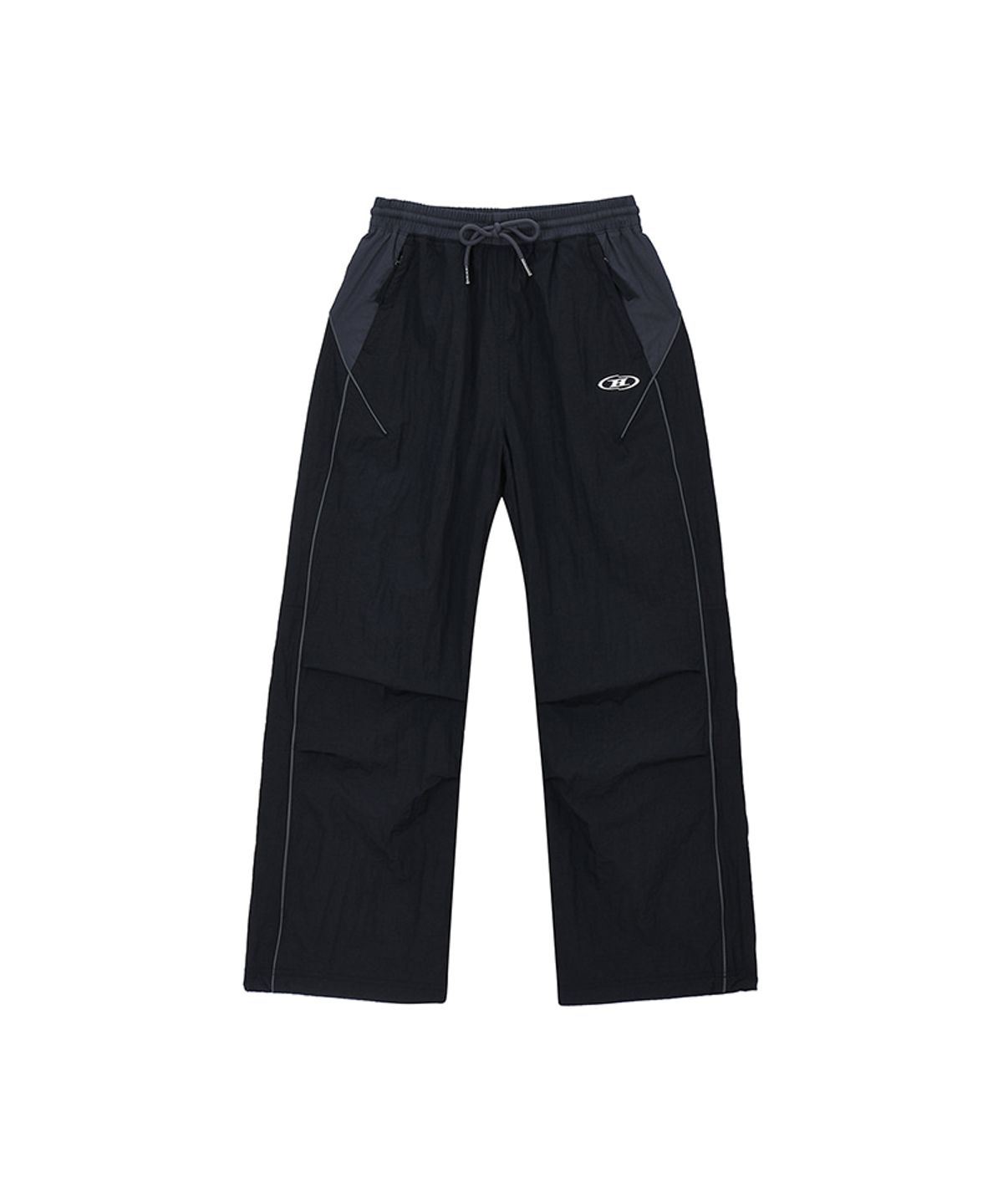 본투윈(BORN TO WIN) W NYLON BLOCK STRING PANTS [BLACK]