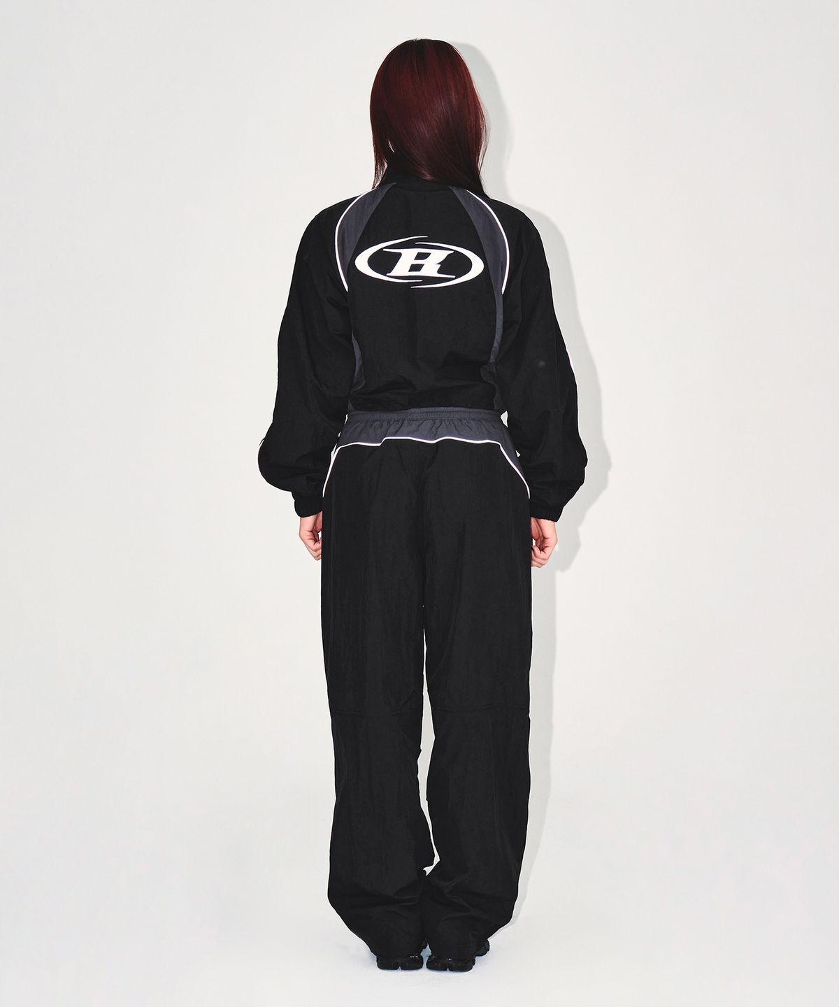 본투윈(BORN TO WIN) W NYLON BLOCK JACKET [BLACK]
