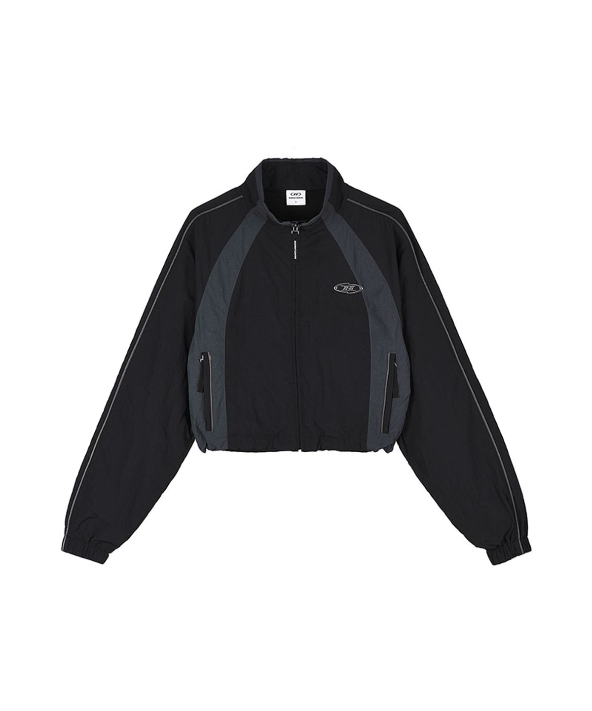 본투윈(BORN TO WIN) W NYLON BLOCK JACKET [BLACK]