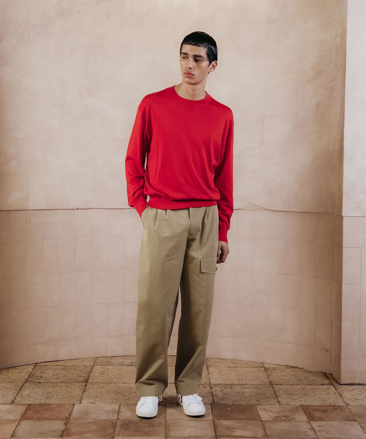 셔터(SHIRTER) MODAL COTTON KNIT (RED)