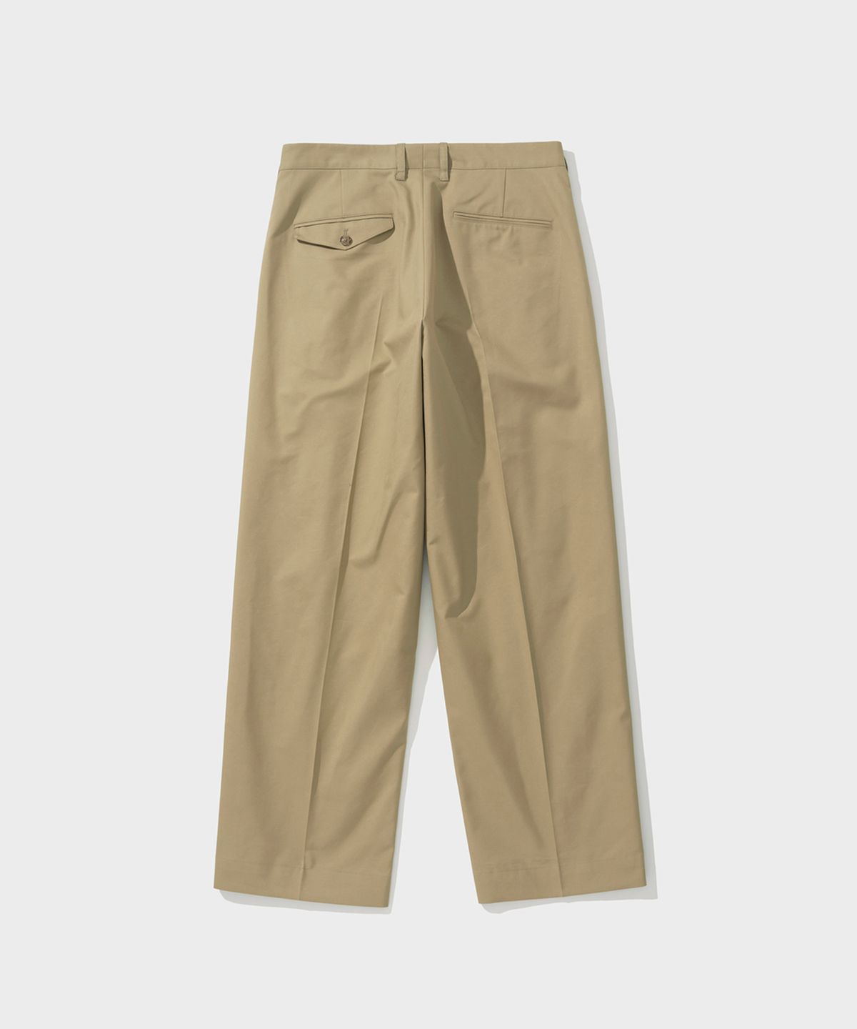 셔터(SHIRTER) ALEX DOUBLE PLEATS CHINO PANTS (BEIGE)
