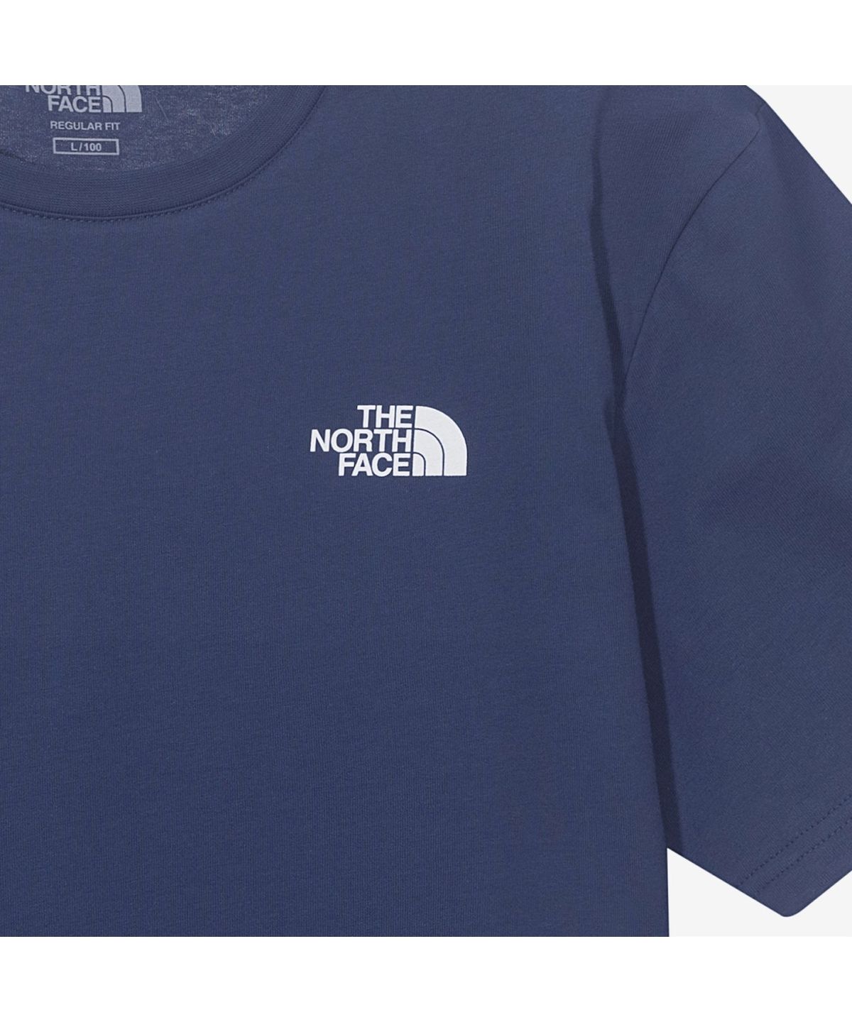 노스페이스(THE NORTH FACE) NT7UR00L 코튼 반팔 라운드티 NAVY